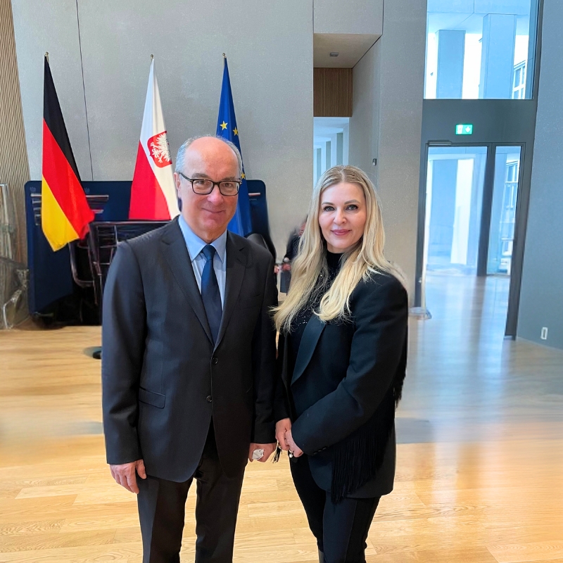 Włodzimierz Czarzasty und Aldona Niemczyk